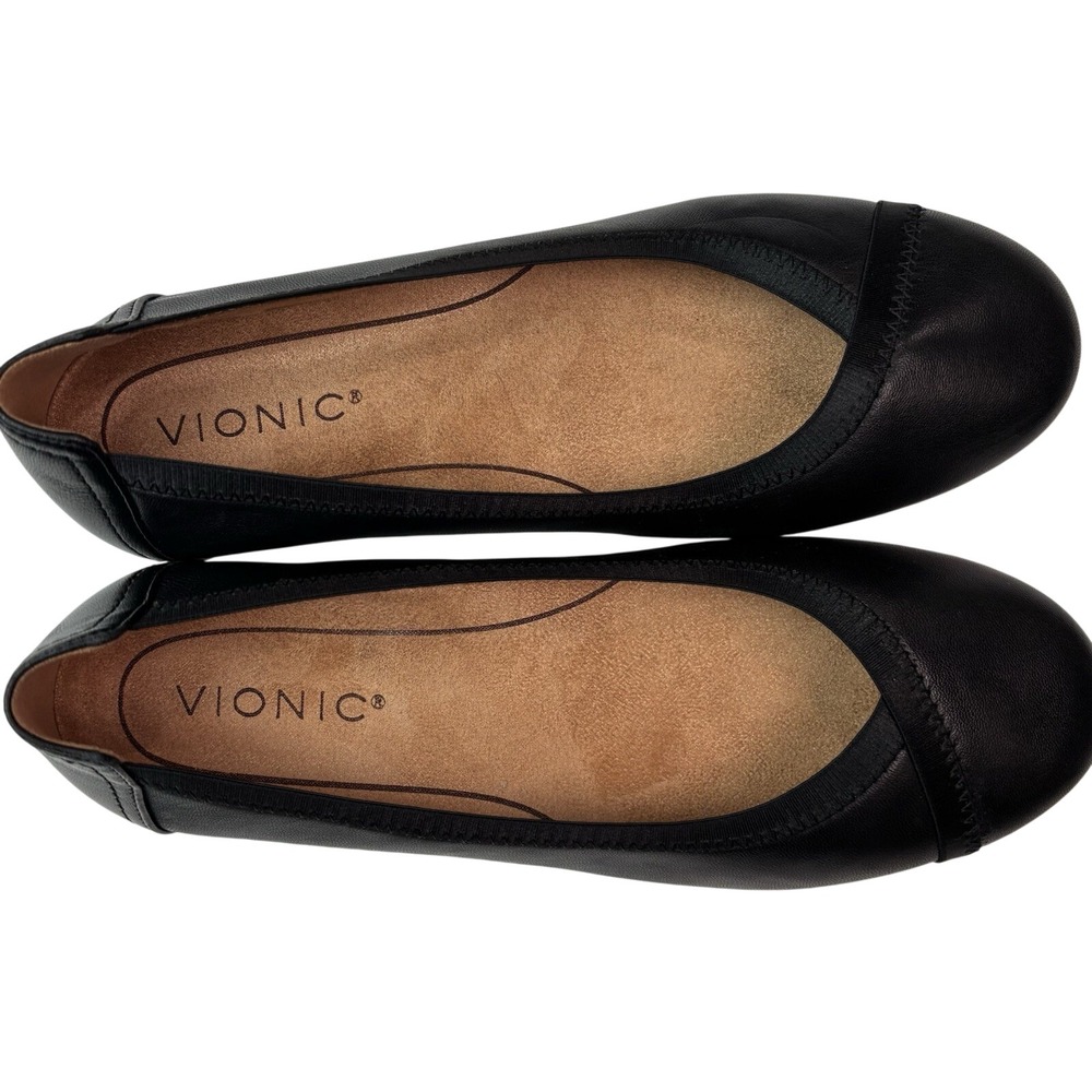 Vionic Women's Caroll Black Ballet Flats 10010058-001 - Picture 5 of 8